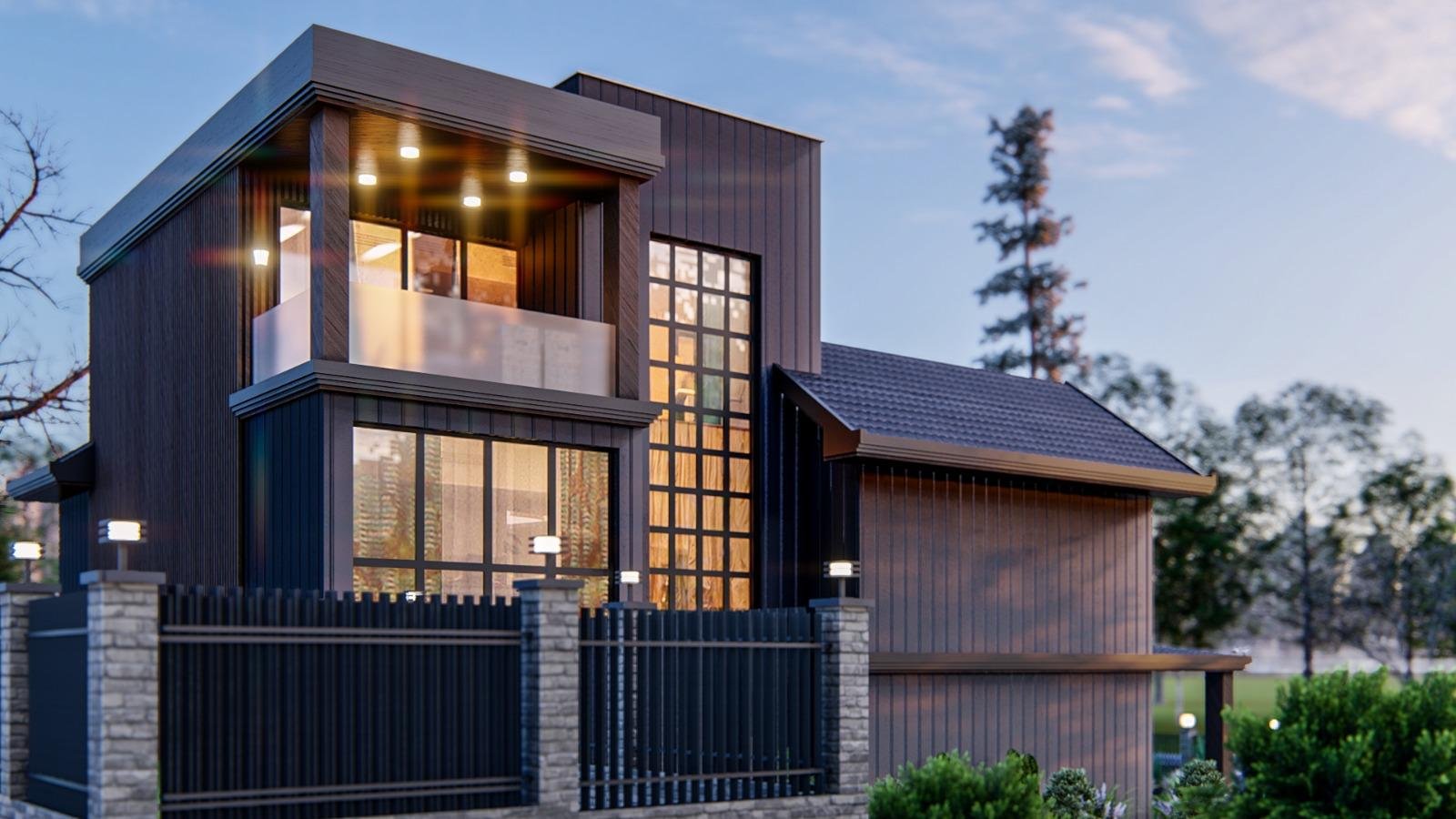 Royest Villas akşam villa görünümü