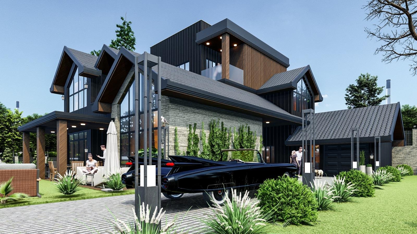 Royest Villas Ankara villa dış cephe gündüz görünümü
