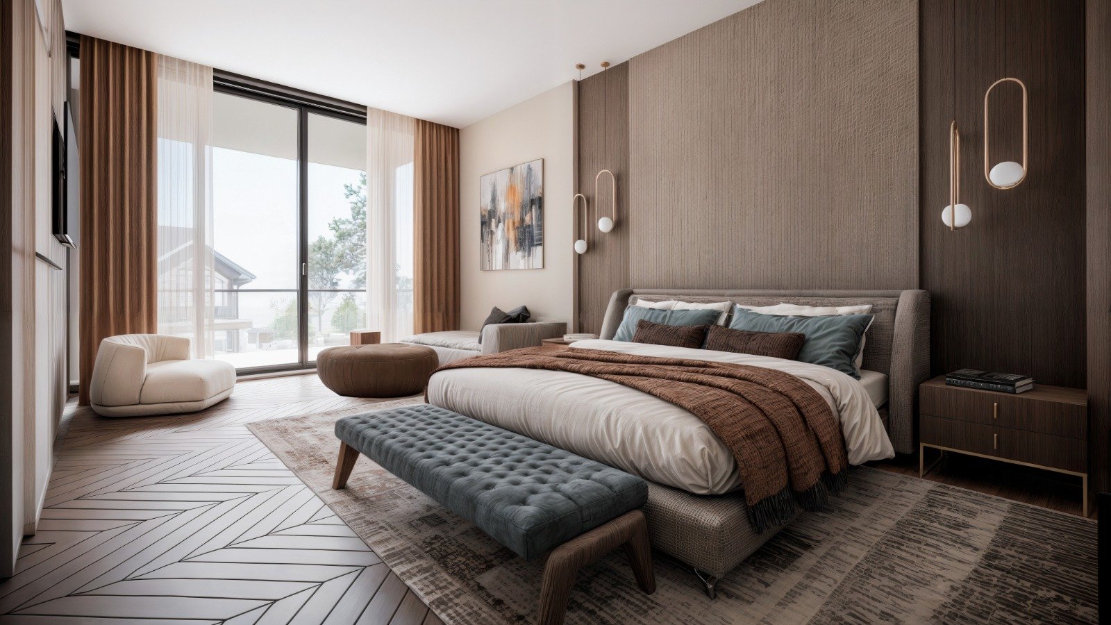 Royest Villas ana yatak odası