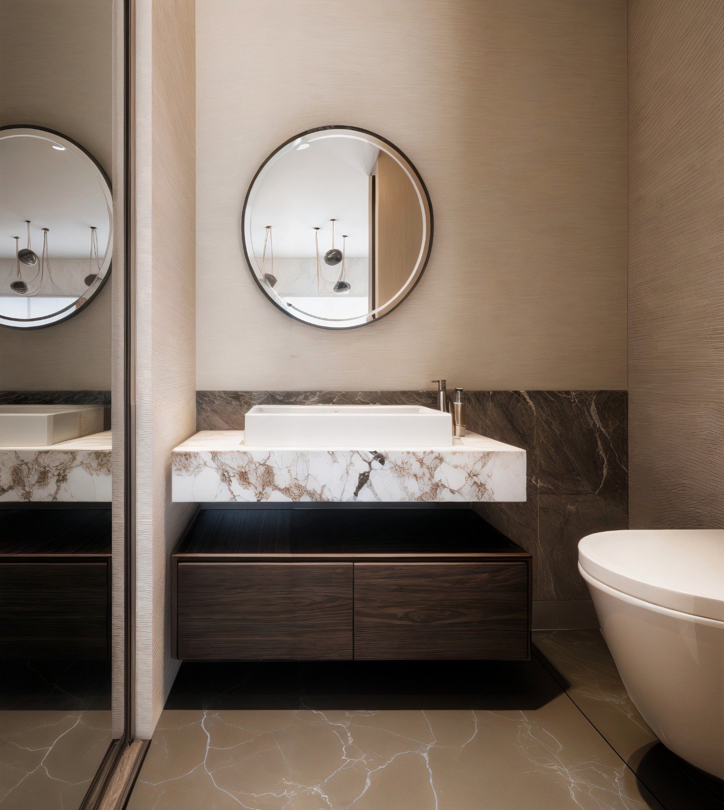 Royest Villas lavabo detayı